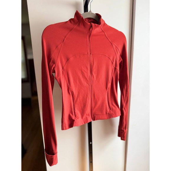 lululemon athletica Jackets & Blazers - Lululemon Cropped Define Jacket *Nulu – Size 6 – Cayenne